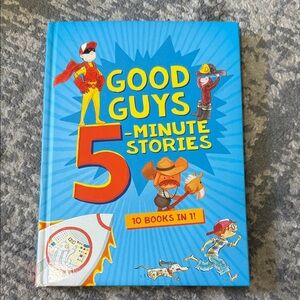Scholastic Good Guys 5-Minute Stories Book - Blue and Red Cover